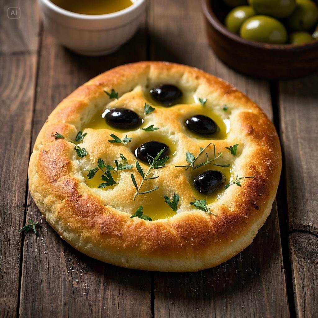 "Classic Focaccia: The Perfect Base for Endless Variations"

