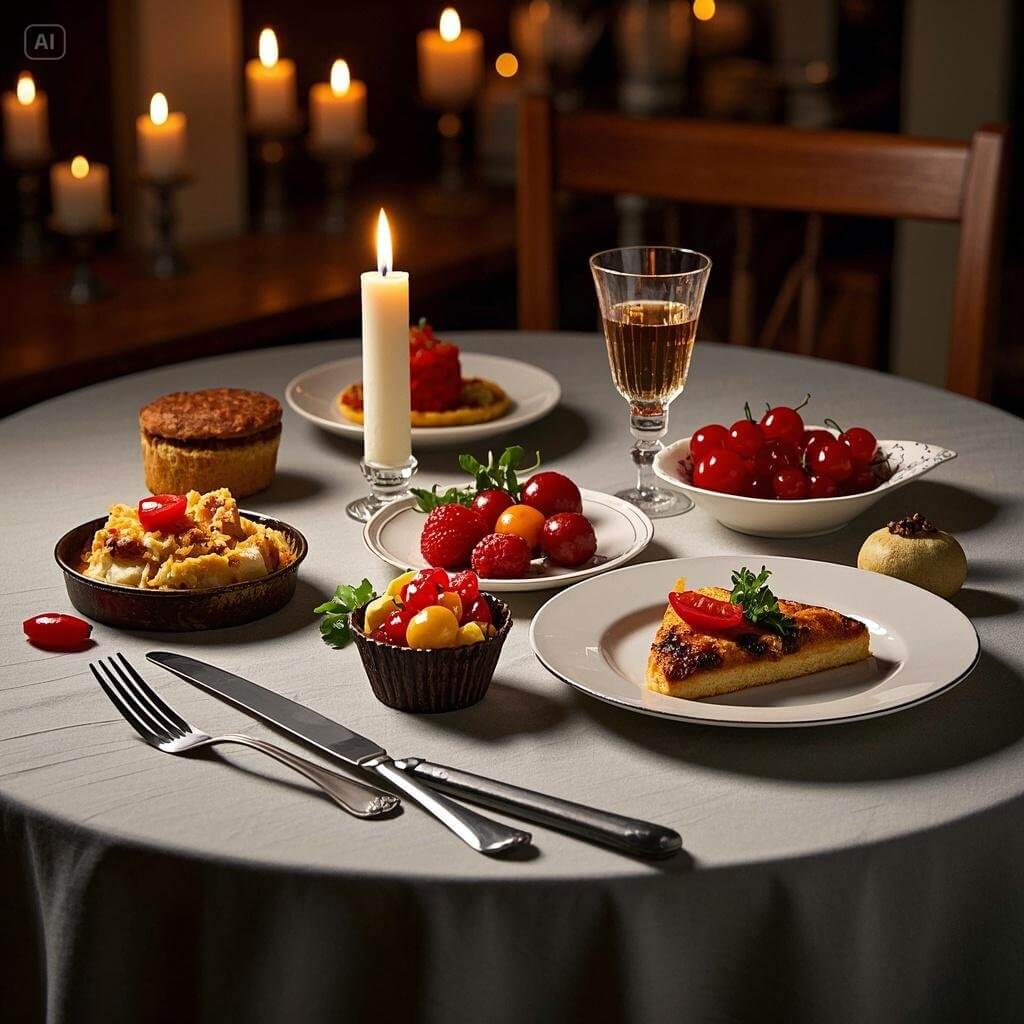 "Romantic Dinner Recipes: Stress-Free Ideas, Elegant Desserts, and Mood-Setting Tips for a Memorable Evening"