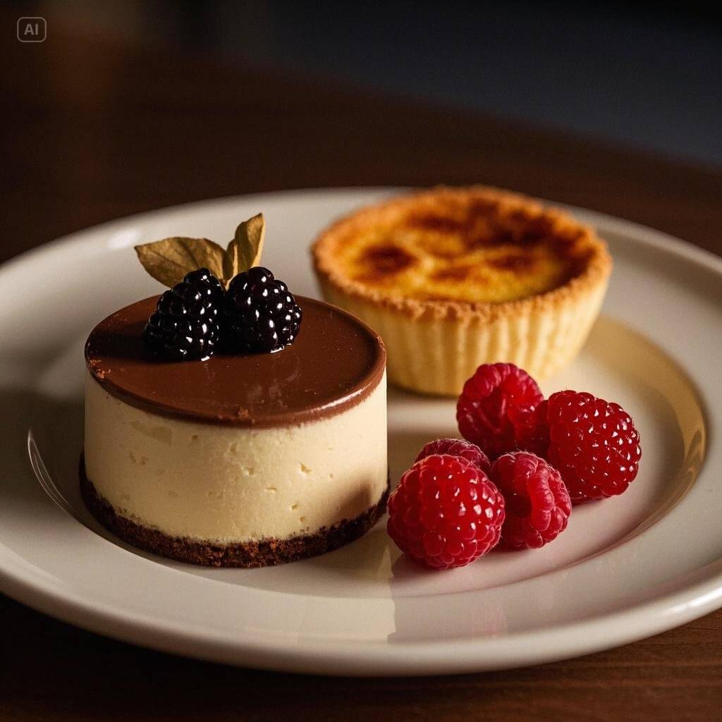 "Simple but Elegant Desserts: Perfect Sweet Endings for a Romantic Night"

